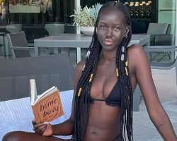 Adut loves to read books in her free time.